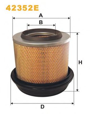 WIX FILTERS 42352e -  Воздушный фильтр